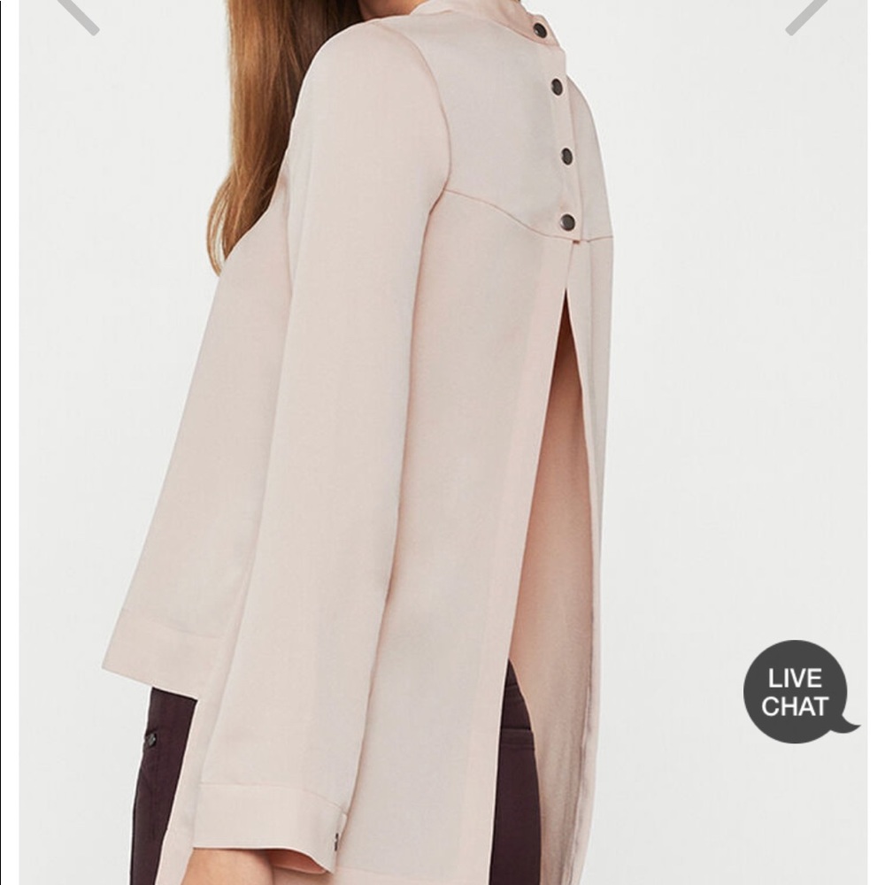 Mock neck tunic